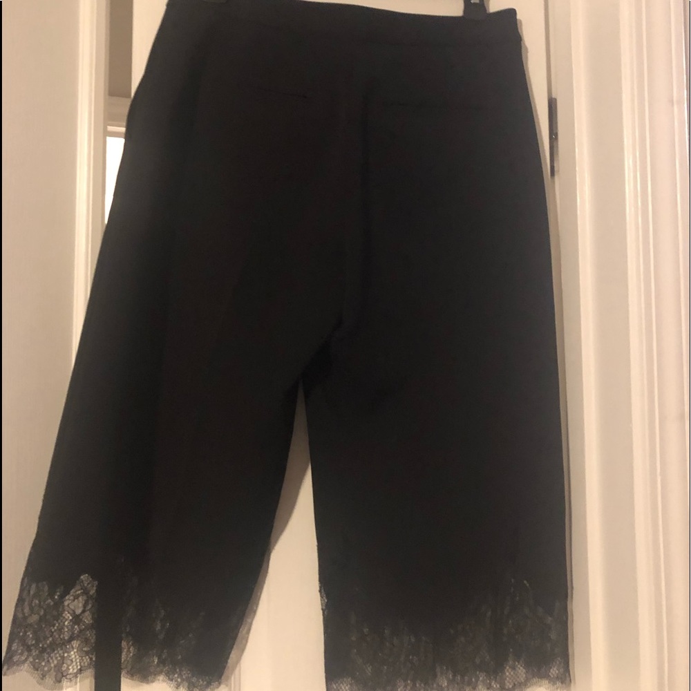 Lace trimmed culottes